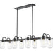 Delaney Matte Black Island Billiard Pendant - Island/Billiard