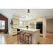 Delaney Matte Black Semi-Flushmount - Semi-Flushmounts