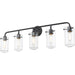 Delaney Matte Black Vanity | theLightShop