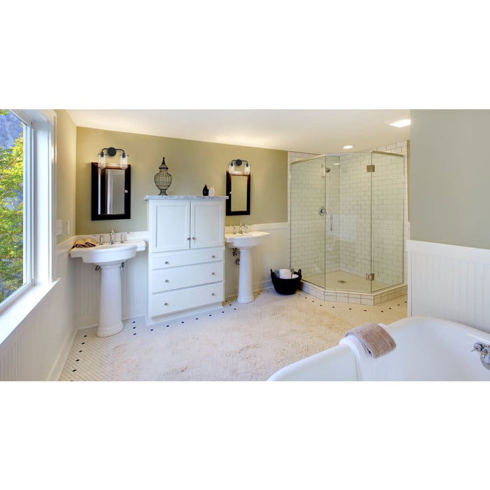 Delaney Matte Black Vanity - Bath & Vanity