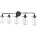 Delaney Matte Black Vanity - Bath & Vanity