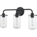 Delaney Matte Black Vanity - Bath & Vanity