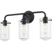 Delaney Matte Black Vanity | theLightShop