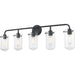 Delaney Matte Black Vanity - Bath & Vanity