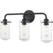 Delaney Matte Black Vanity - Bath & Vanity