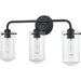Delaney Matte Black Vanity - Bath & Vanity
