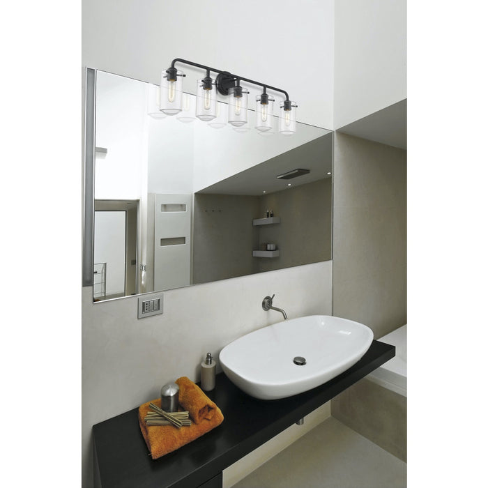 Delaney Matte Black Vanity - Bath & Vanity