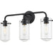 Delaney Matte Black Vanity | theLightShop