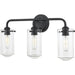 Delaney Matte Black Vanity - Bath & Vanity