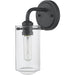 Delaney Matte Black Wall Sconce - Wall Sconces