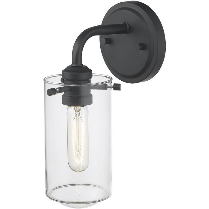 Delaney Matte Black Wall Sconce - Wall Sconces