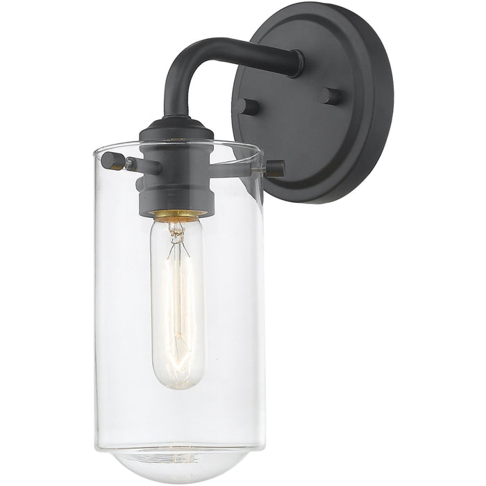 Delaney Matte Black Wall Sconce | theLightShop