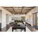 Dennison Matte Black 8 Light Chandelier - Chandeliers