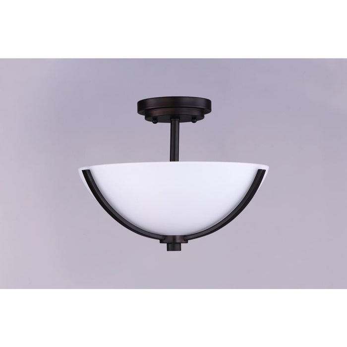 Deven Oil Rubbed Bronze Semi-Flush Mount - Semi-Flushmounts