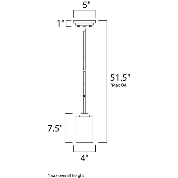 Deven Satin Nickel Mini Pendant - Mini-Pendants