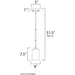 Deven Satin Nickel Mini Pendant - Mini-Pendants