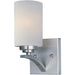 Deven Satin Nickel Wall Sconce - Wall Sconce