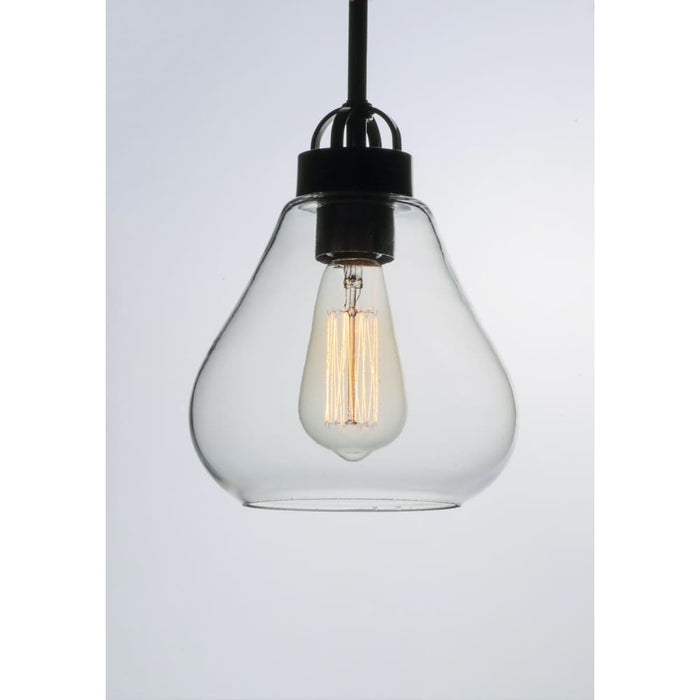 Dianne Satin Nickel Single Pendant - Pendants