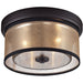 Diffusion Oil Rubbed Bronze Flush Mount - Flushmounts