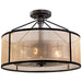 Diffusion Oil Rubbed Bronze Semi Flush Mount - Semi-Flushmounts