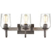 Dillon Vintage Rust Colonial Maple Vanity Light - Bath & Vanity