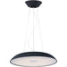 Dimple Black LED Single Pendant - Pendants