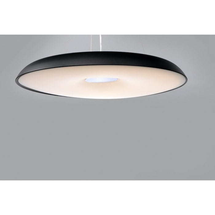 Dimple Black LED Single Pendant - Pendants