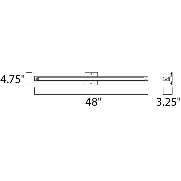 Director Polished Chrome LED Bath Vanity - Bath Vanity
