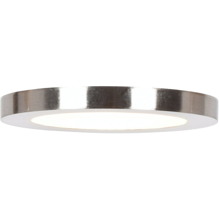 Disc Brushed Steel LED FlushMount - Flushmounts