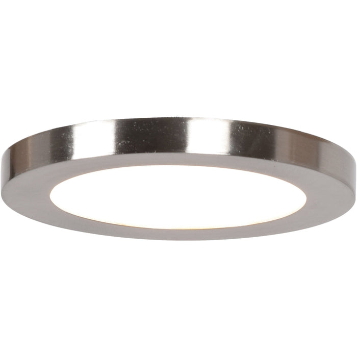 Disc Brushed Steel LED FlushMount - Flushmounts