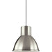 Division Street Brushed Nickel LED Pendant - Pendants