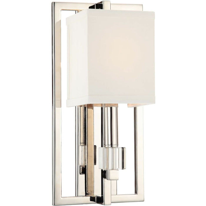 Dixon 1 Light Polished Nickel Sconce - Wall Sconce