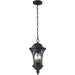Doma Black Outdoor Chain Mount Ceiling Fixture - Outdoor Chain Mount Ceiling Fixture