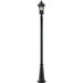 Doma Black Outdoor Post Mounted Fixture - Outdoor Post Mounted Fixture