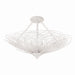 Doral Matte White 6 Light Semi-Flushmount Crystorama DOR-B7706-MT_CEILING