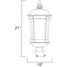 Dover DC Bronze Outdoor Pole/Post Mount - Outdoor Pole/Post Mount