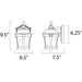 Dover VX Bronze Outdoor Wall Mount - Outdoor Wall Mount
