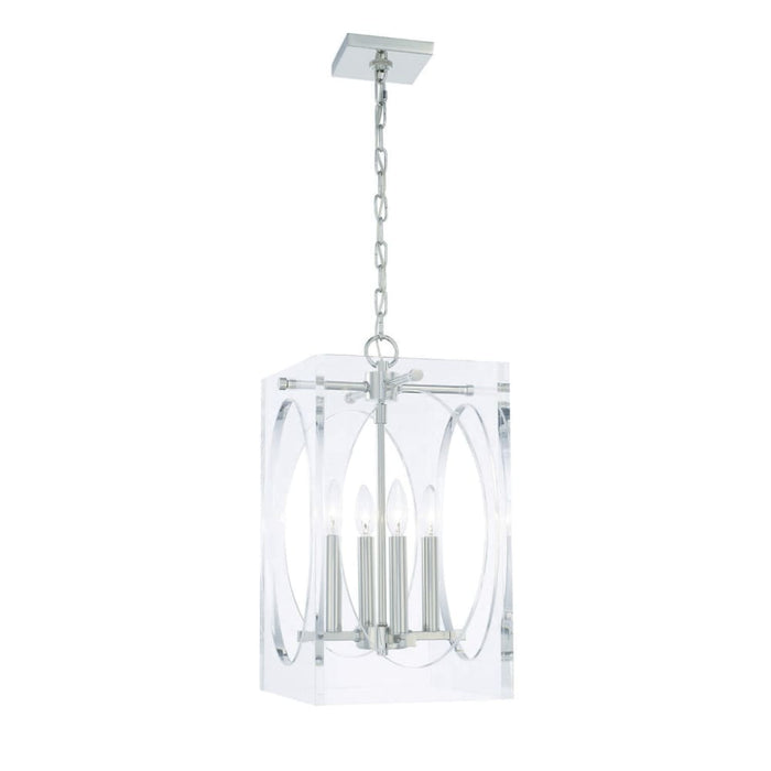 Drake 4 Light Polished Nickel - Chandeliers