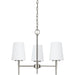 Driscoll Brushed Nickel Chandelier - Chandeliers