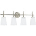 Driscoll Brushed Nickel LED Vanity Fixture - Bath & Vanity