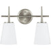 Driscoll Brushed Nickel LED Vanity Fixture - Bath & Vanity