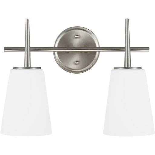 Driscoll Brushed Nickel Vanity Fixture - Bath & Vanity