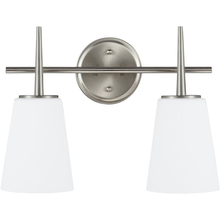 Driscoll Brushed Nickel Vanity Fixture - Bath & Vanity