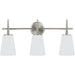 Driscoll Brushed Nickel Vanity Fixture - Bath & Vanity