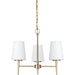 Driscoll Satin Bronze LED Chandelier - Chandeliers