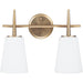Driscoll Satin Bronze LED Vanity Fixture - Bath & Vanity