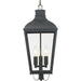 Dumont Outdoor 3 Light Graphite Chandelier - Chandeliers