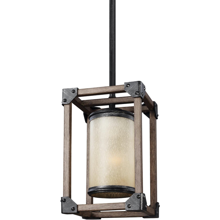 Dunning Stardust Cerused Oak Mini-Pendant - Mini-Pendants