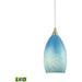 Earth Satin Nickel LED Mini Pendant - Mini-Pendants