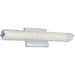 Eco Brushed Nickel 1 Light LED Vanity Bath - Vanity Bath
